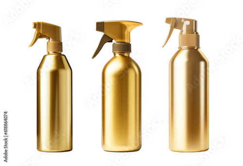 Spray bottle mockup. Illustration AI Generative.
