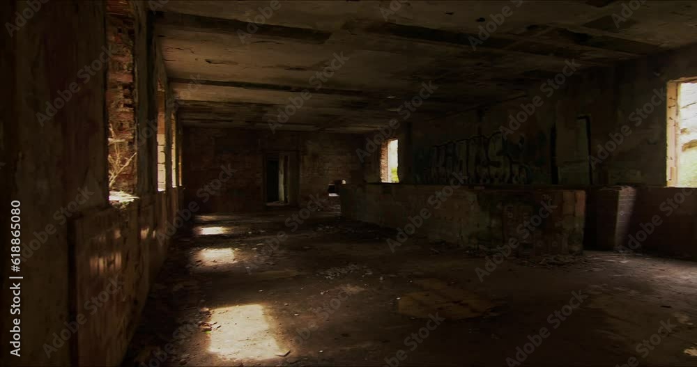 Abandoned house in nature. Interior. Low light. Abandoned house in nature. Interior. Low light.