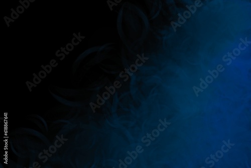 Black background with blue smudges evoking chalk strokes