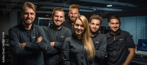 Group of group of workers at the office.