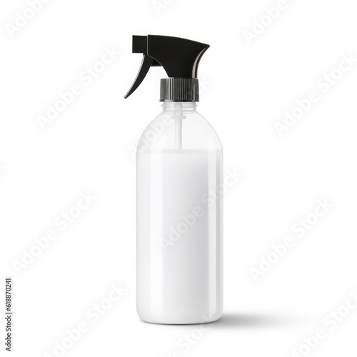 Spray bottle mockup. Illustration AI Generative.