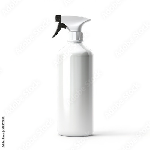 Spray bottle mockup. Illustration AI Generative.