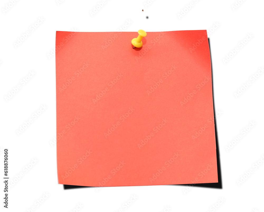 note paper with a pin note paper with a pin