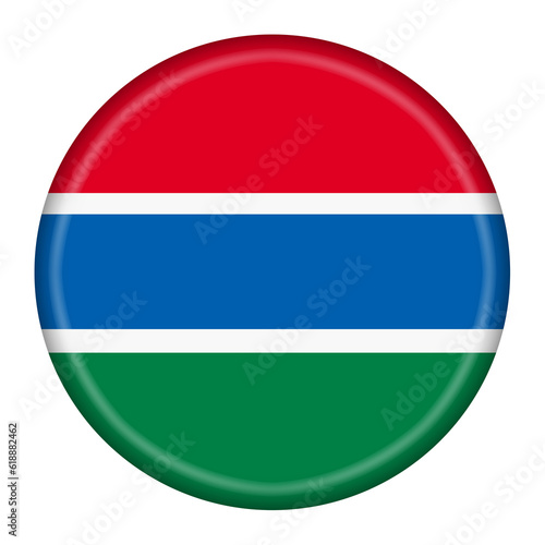 Free Download Georgia flag button 3d illustration with clipping path - GFXLoad