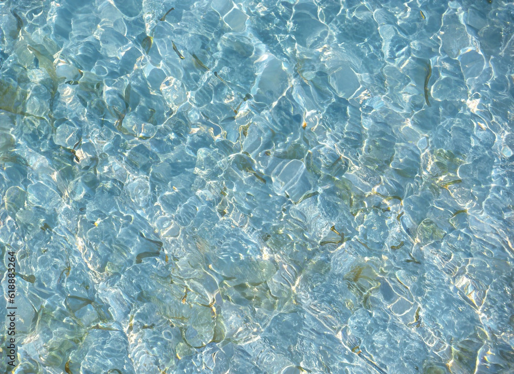 A Close-Up Shot of Water Surface Texture A Close-Up Shot of Water Surface Texture