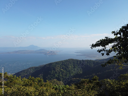 Talim Volcano basin in rural Philippines photo