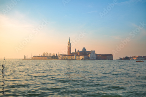 The sun illuminates the beauty of Venice