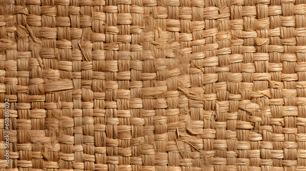 Brown sackcloth texture or background and empty space generativ ai Brown sackcloth texture or background and empty space generativ ai