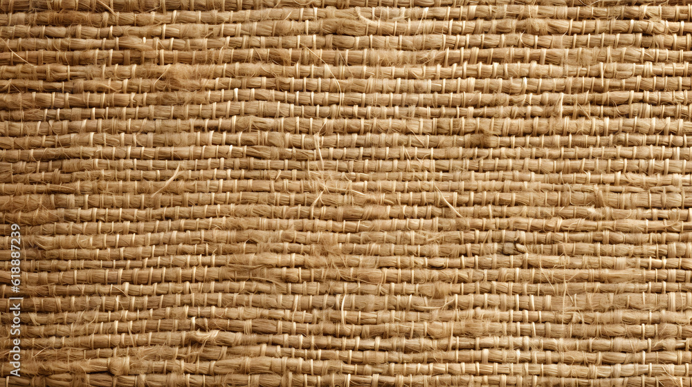 Brown sackcloth texture or background and empty space generativ ai Brown sackcloth texture or background and empty space generativ ai
