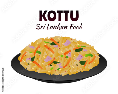 Kottu sri lankan food