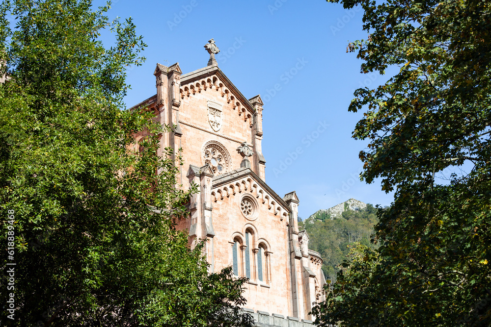 Basilica of Santa Maria la Real - Covadonga, Cangas de Onís, Picos de Europa, Asturias, Spain