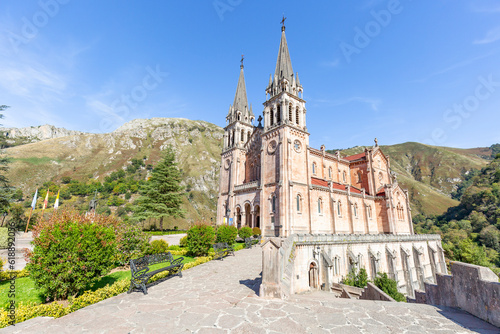 Basilica of Santa Maria la Real - Covadonga, Cangas de Onís, Picos de Europa, Asturias, Spain