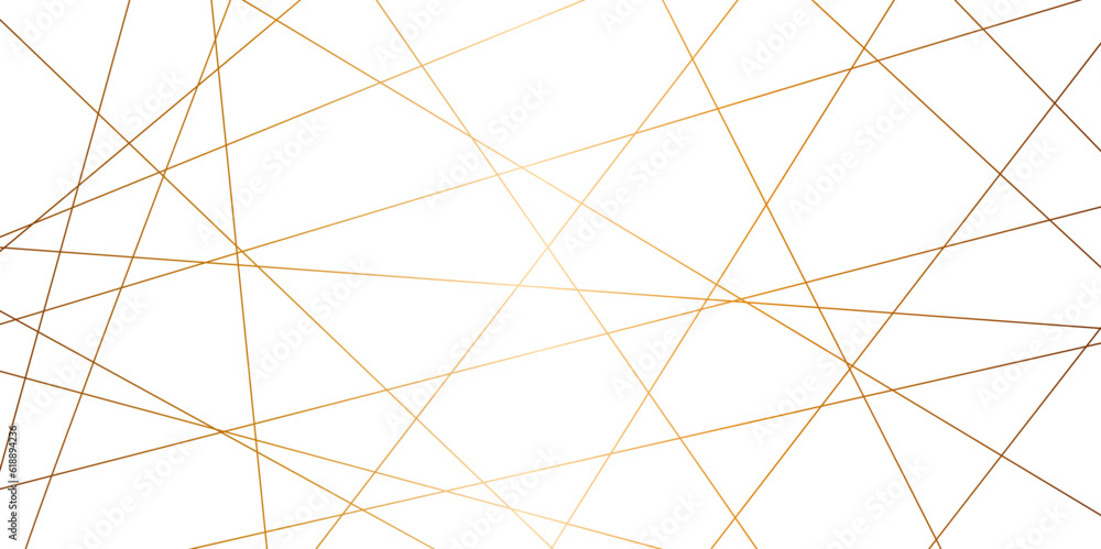 Abstract luxury golden geometric random chaotic lines with many squares and triangles shape background. Abstract luxury golden geometric random chaotic lines with many squares and triangles shape background.