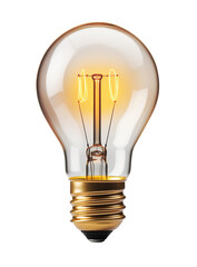 Lightbulb isolated on transparent background