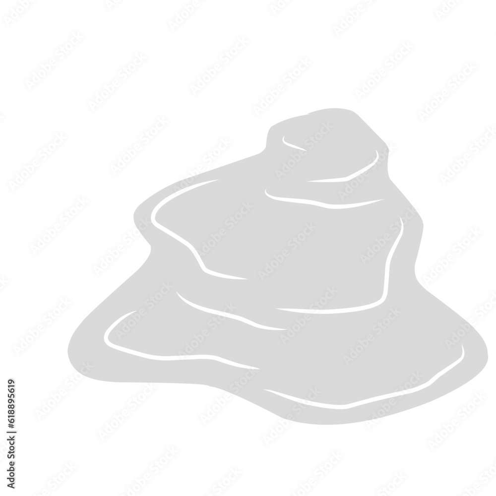 Puddle liquid cartoon illustration Puddle liquid cartoon illustration