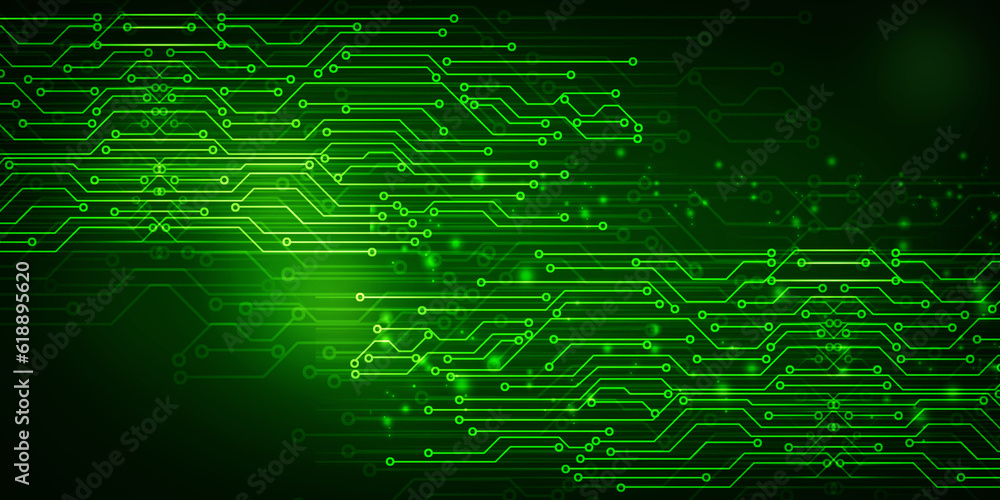 2d illustration Abstract futuristic electronic circuit technology background 2d illustration Abstract futuristic electronic circuit technology background