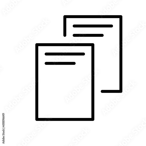 copy paste icon, duplicate icon, clipboard isolated on white