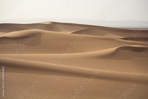 Dunes one by one in the Sahara