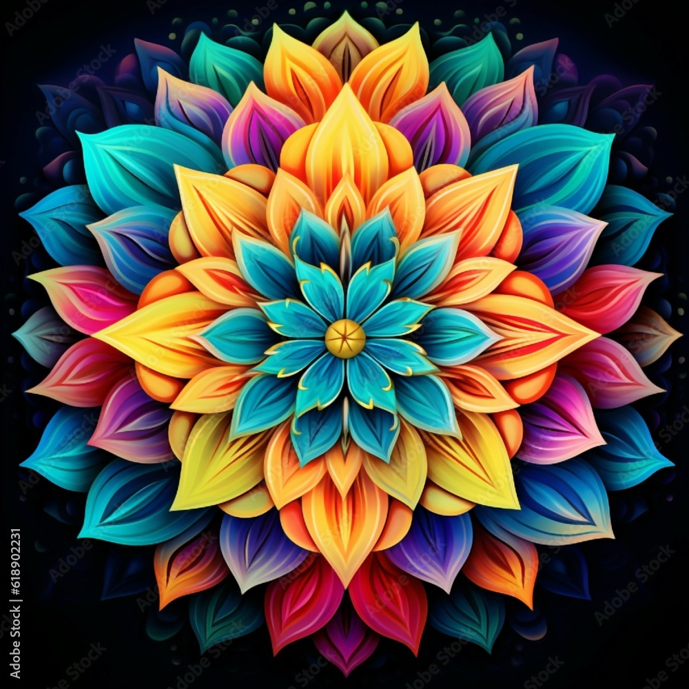 abstract flower background generated with ai abstract flower background generated with ai