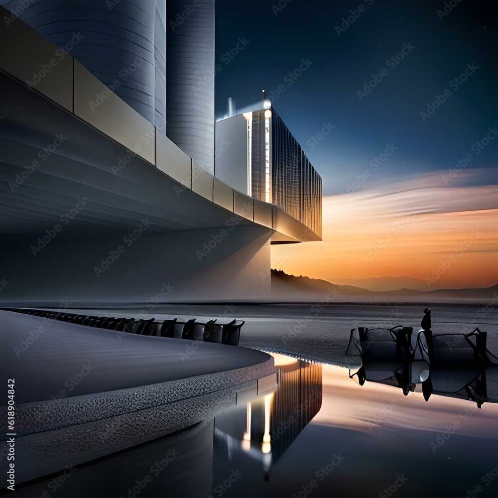 Obraz premium stairs in the city