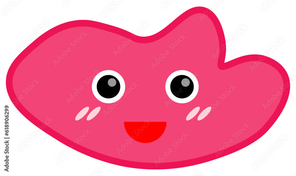 Smile shape icon. Vector illustration. Smile shape icon. Vector illustration.