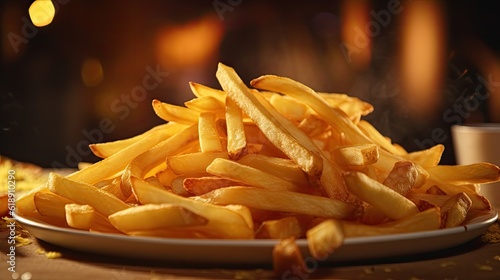 French fries highly detailed
