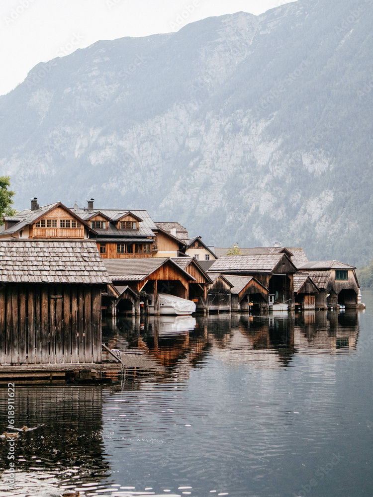Fototapeta premium Austrian village