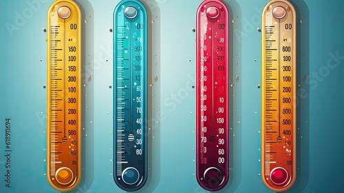 thermometer with temperature photo