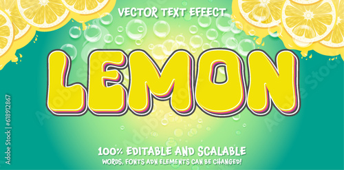 Fresh lemonade with lemon, splash, apteitic drops from condensation, fruit slice, ice cubes on gradient yellow background for brand,logo, template,label,emblem and store,packaging,advertising.Vector