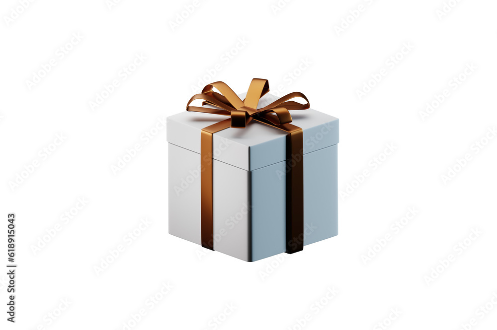 Obraz premium Gift box isolated on transparent background