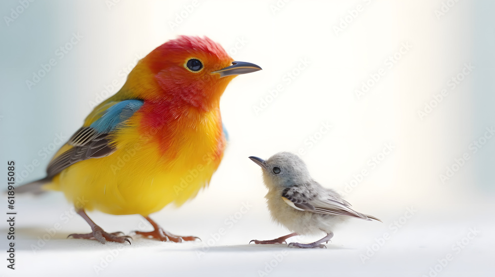 Fototapeta premium red cardinal bird