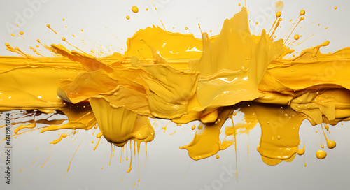 yellow painting