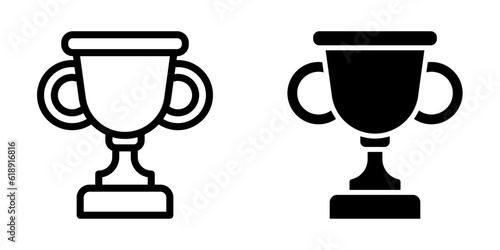 Trophy icon. sign for mobile concept and web design. vector illustration
