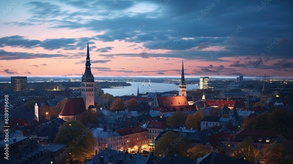 amazing photo of Tallinn Estonia highly detailed
