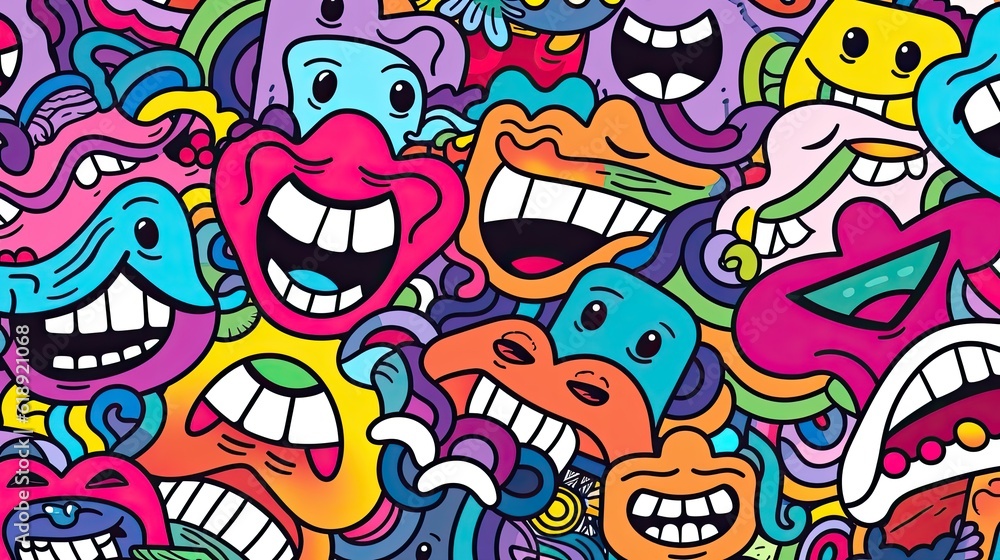 pattern with monsters pattern with monsters