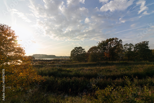 Idylle am Fuhlensee bei Schilksee im Herbst.