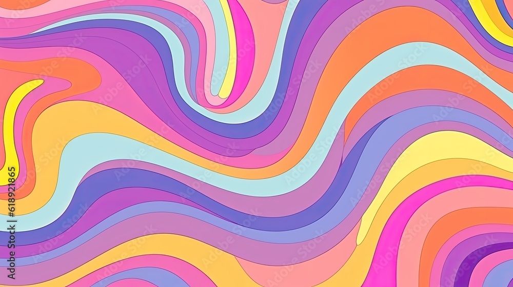 Groovy hippie 70s backgrounds Waves swirl twirl Groovy hippie 70s backgrounds Waves swirl twirl