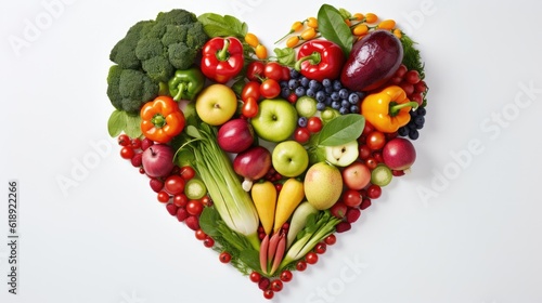 Human Heart Made of fruits and Vegetables © Stream Skins