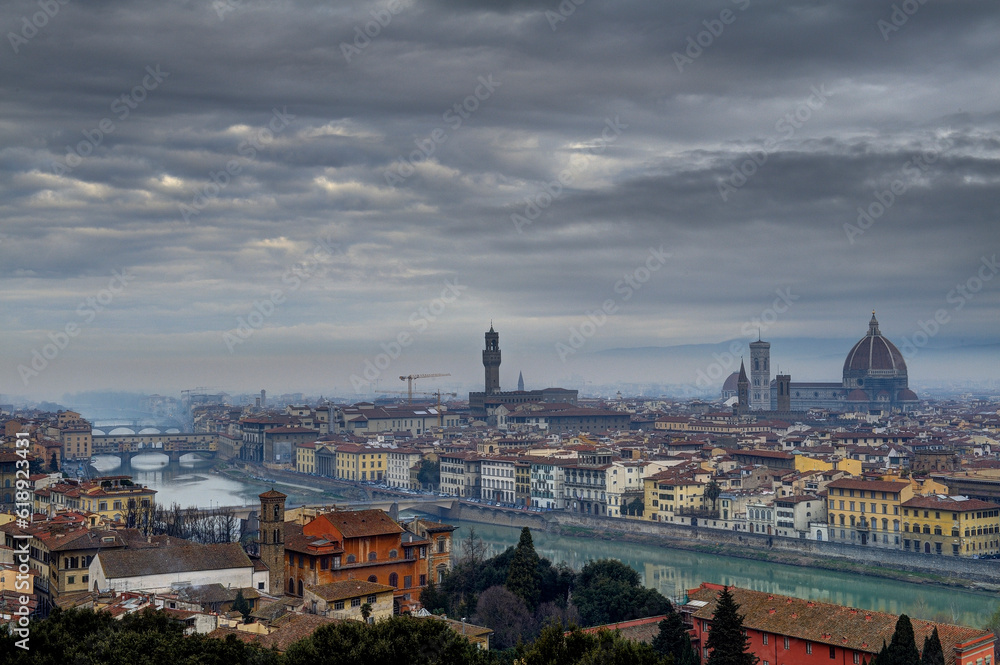Florence in the winter