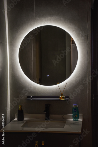 interior of bathroom