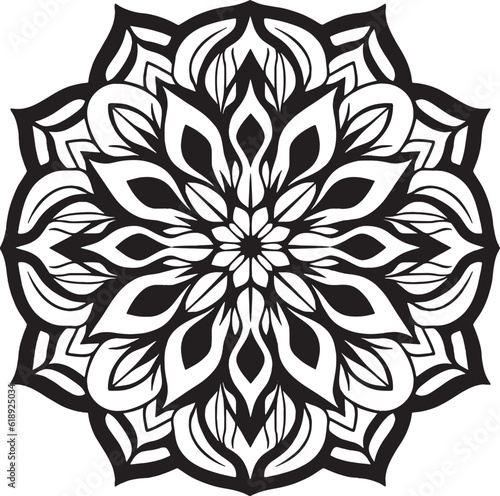 Vector mandala design, illustration mandala, coloring pages vector, Laser Cut Files