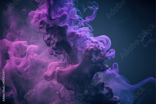 a mixture of smoke is shown in purple and pink colors on a black background with a black background and a black background with a white border with a blue border and pink border with a.