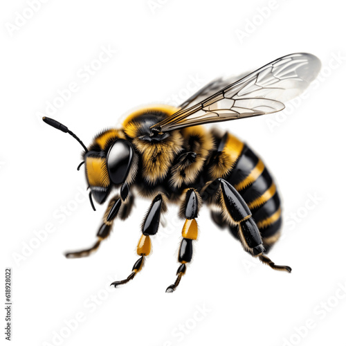 bee isolated on white background © WiX