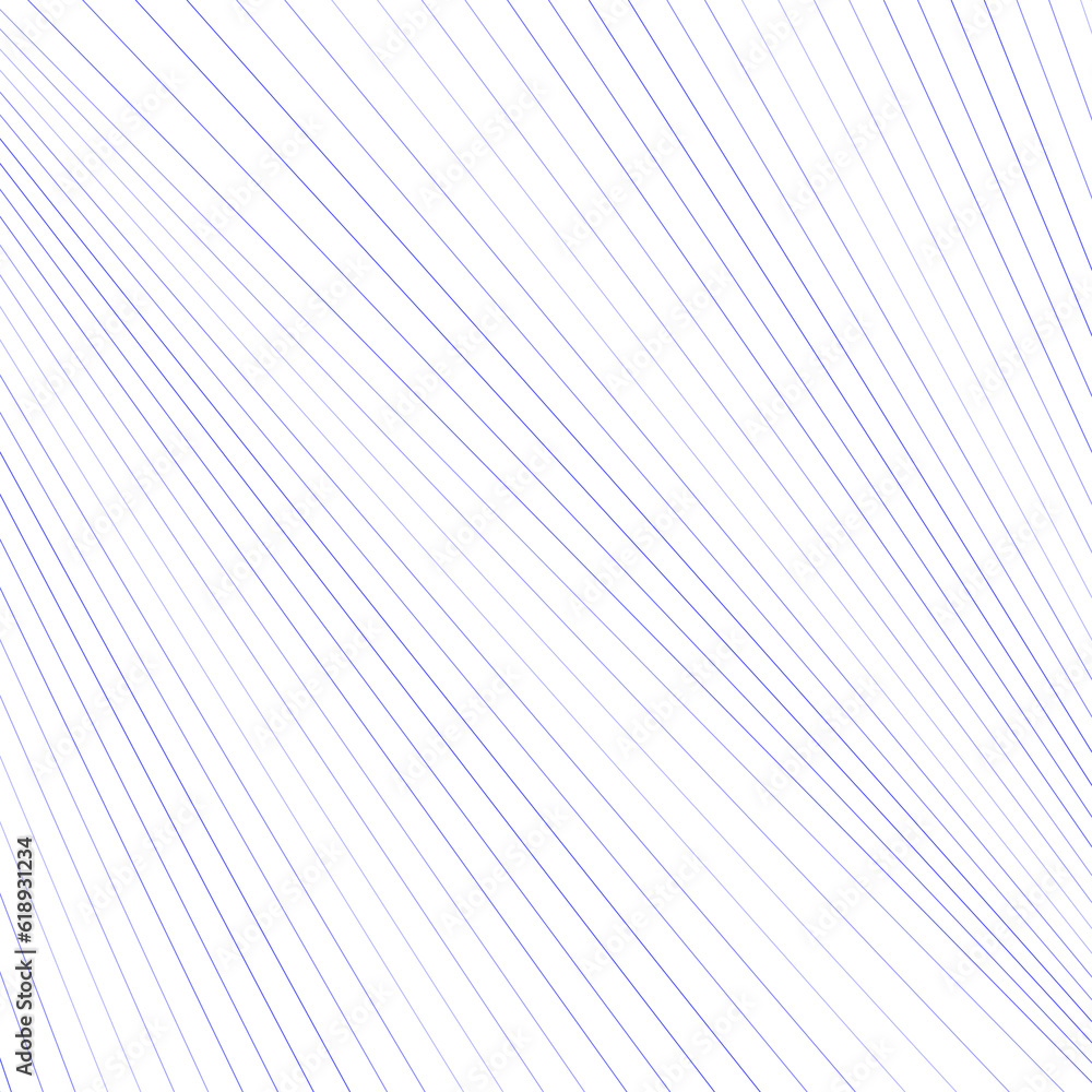 Fototapeta premium Diagonal striped illustration. Repeated color slanted lines on white background. Surface pattern design with linear ornament. Disco lights motif. Stripes wallpaper. Angle rays. Pinstripes vector art.
