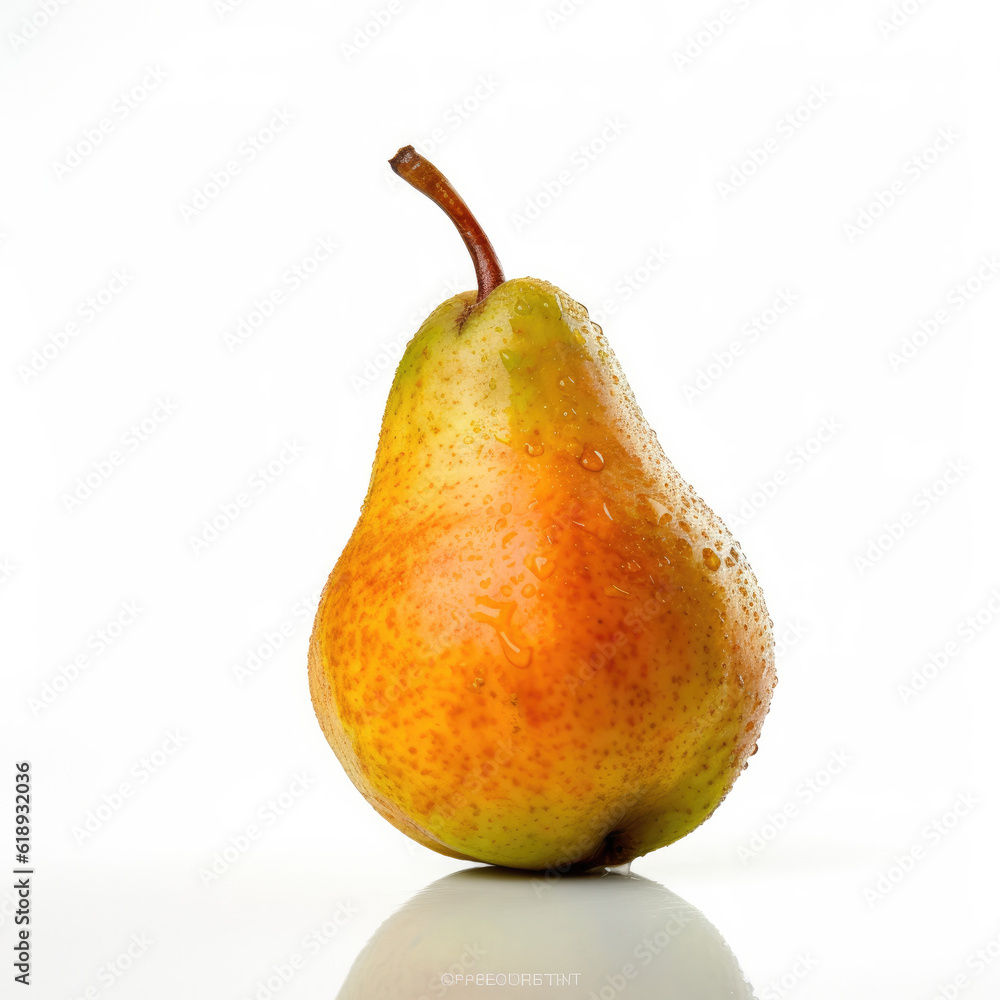 pear on a white background