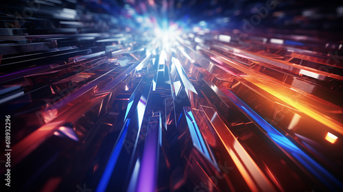 Abstract futuristic 3d background. High quality illustration