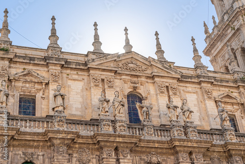 Detail of Jaen Cathedral Facade - Jaen, Spain
