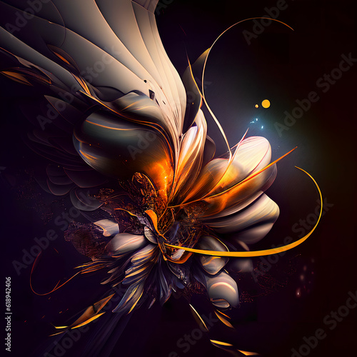 3d rendering, abstract background, futuristic shape, computer generated images