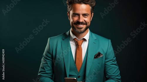 dynamic stock image of a male executive