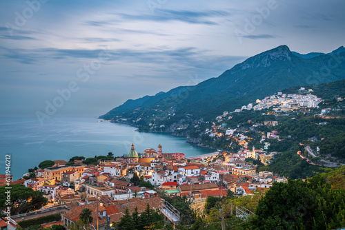 Vietri Sul Mare, Italy town skyline on the Amalfi Coast © SeanPavonePhoto